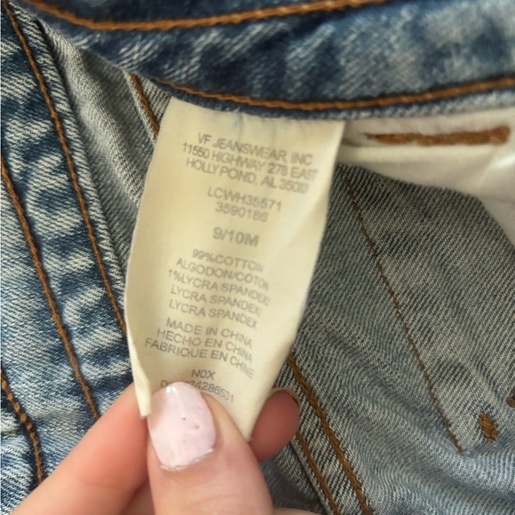 Lee Vintage women’s Denim Jorts Long Shorts Bermuda’s size 9/10 - Picture 6 of 8